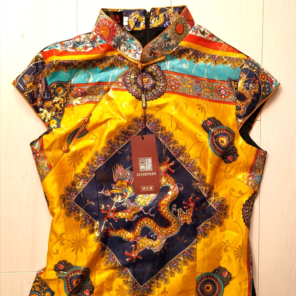 100% silk traditional Chinese top